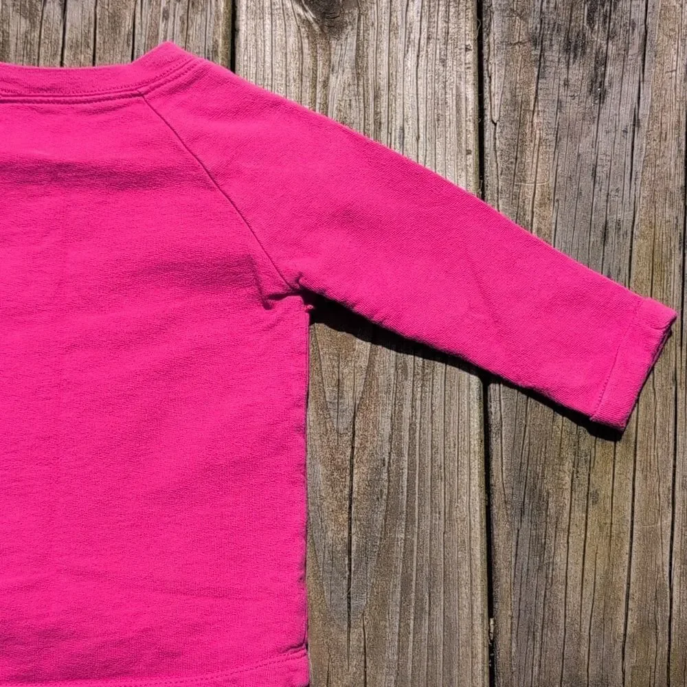 Carter's 18 Month Pink Little Sister Rainbow Sweatshirt